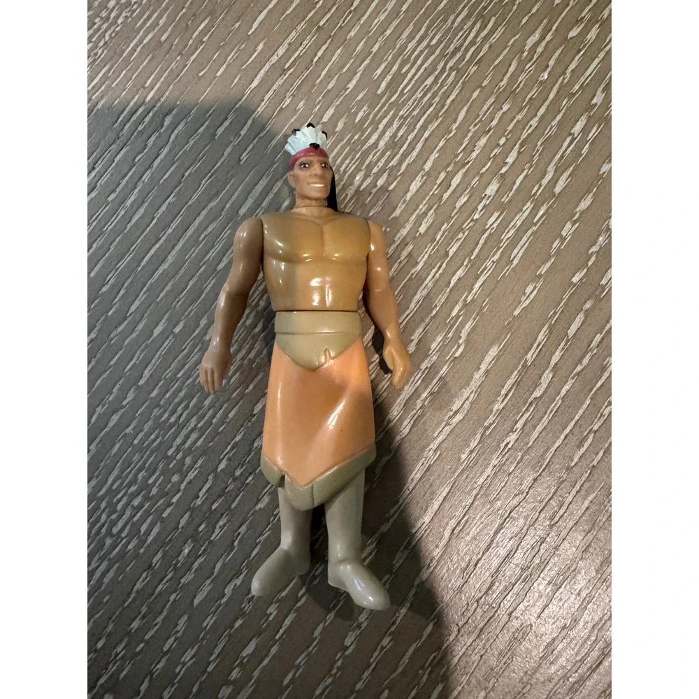 Vintage 1995 Burger King Disney Pocahontas Chief Powhatan Figures Lot of 2